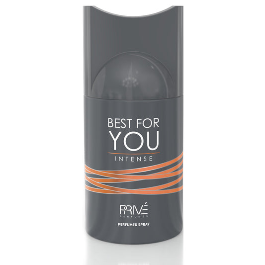 Prive “Best For You Intense” 250 ml Deodorant — Wholesale 6-pack: Premium, Long-Lasting Fragrance to Elevate Retail & Hospitality Sales