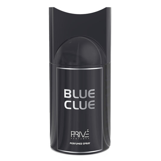 PRIVE Blue Clue 250ml Aerosol Deodorant — 6-Pack Wholesale | Premium Unisex Fragrance for high-margin Retail & Hospitality