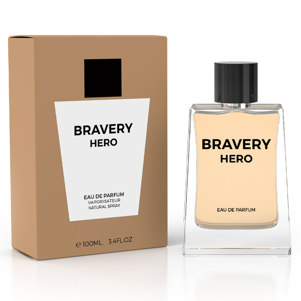 MILESTONE Bravery Hero — Unisex 100ml EDP: Modern, Versatile Aromatic with Bergamot, Juniper, Black Pepper & Triple Cedar