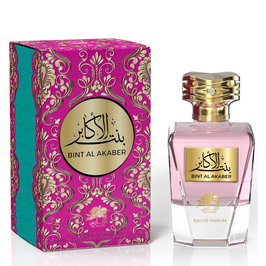 Emper AL FARES — Bint Al Akabeer 100ml Unisex Eau de Parfum: Premium Saffron, Rose & Leather Accord for Upscale Retailers