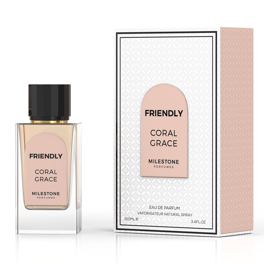 MILESTONE Friendly Coral Grace — 100ml Unisex Fragrance (Premium, Long-lasting)