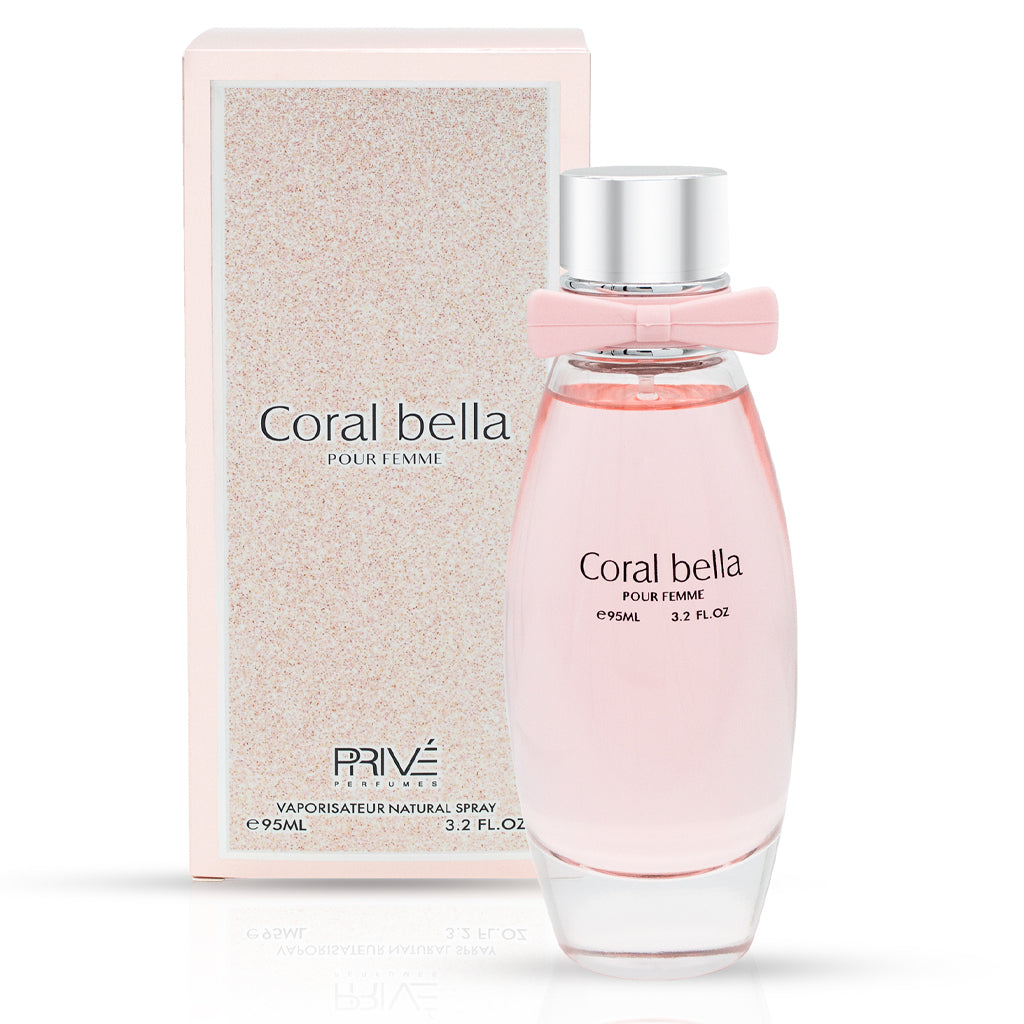 PRIVE Coral Belle 95ML — Premium Floral-Gourmand Eau de Parfum for high-margin Retail & Gift Sales