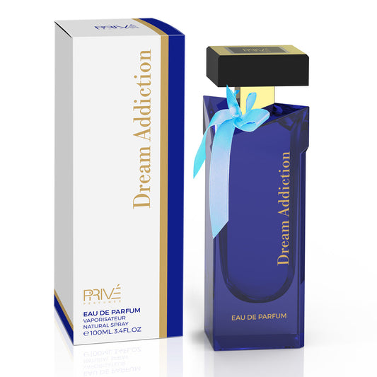 PRIVE Dream Addiction Pour Femme 100ml — Premium Long-Lasting Eau de Parfum with Strong Shelf & Gifting Appeal