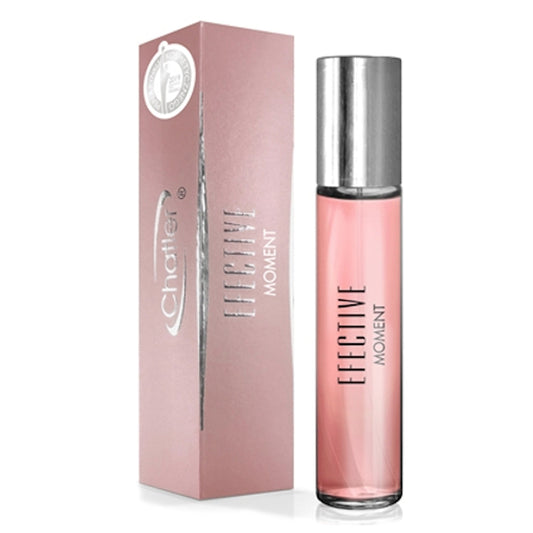 Chatler "Effective Moment" Woman — Wholesale 5×30ml Retail Pack with Free Tester | Floral Eau de Parfum (Litchi, Pomegranate Blossom, Water Lily)