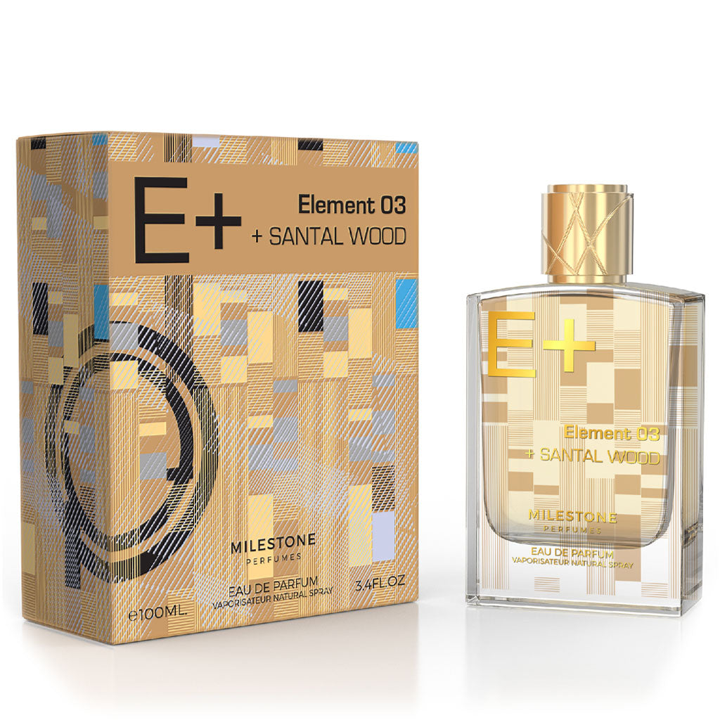 Milestone Element 03 + Santal Wood — 100ml Unisex Eau de Parfum: Retail-ready, High-margin Wholesale Fragrance with Broad Consumer Appeal