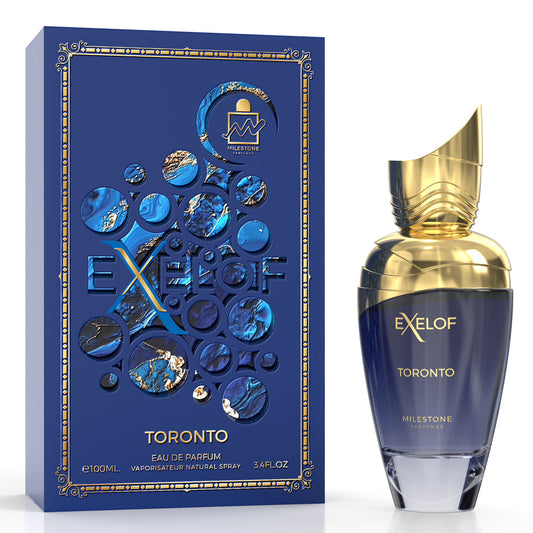 MILESTONE Exelof "Toronto" — 100ml Unisex Eau de Parfum | Premium Aromatic Green-Spicy Blend