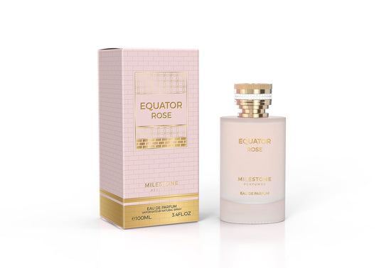 Milestone Equator Rose — Unisex 100ml EDP: Premium Floral–Fruity Gourmand for Upscale Retail