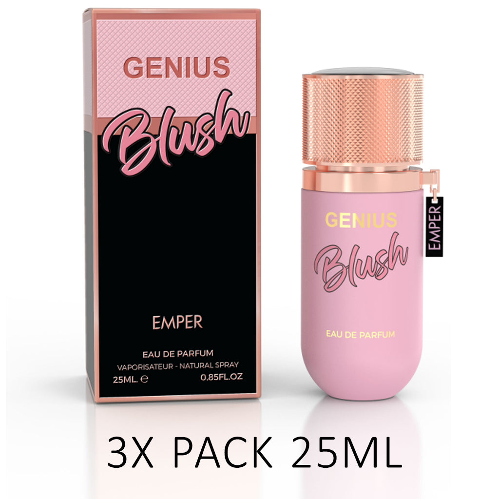 Emper GENIUS Blush Eau de Parfum — 25ml x3 Value Pack (Wholesale Ready)