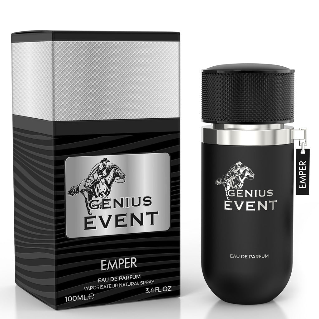 EMPER Genius Event Pour Homme — 100ml EDP: Fresh, Daring Men’s Fragrance with Strong Shelf Appeal