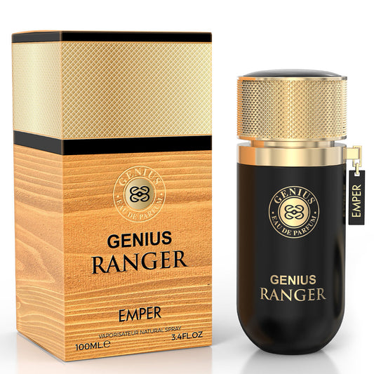 EMPER Genius Ranger Pour Homme — 100ml Eau de Parfum: Retail & Wholesale?Ready Citrus?Ambroxan Woody Signature
