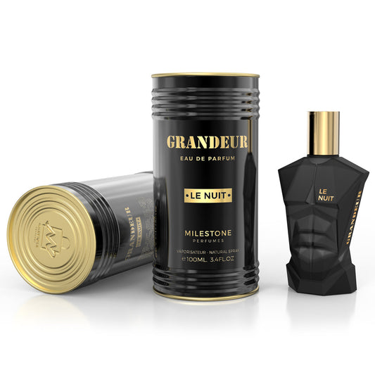 Milestone Grandeur Le Nuit Pour Homme — 100ml EDP: Premium Cardamom, Lavender & Vanilla Evening Fragrance for Men