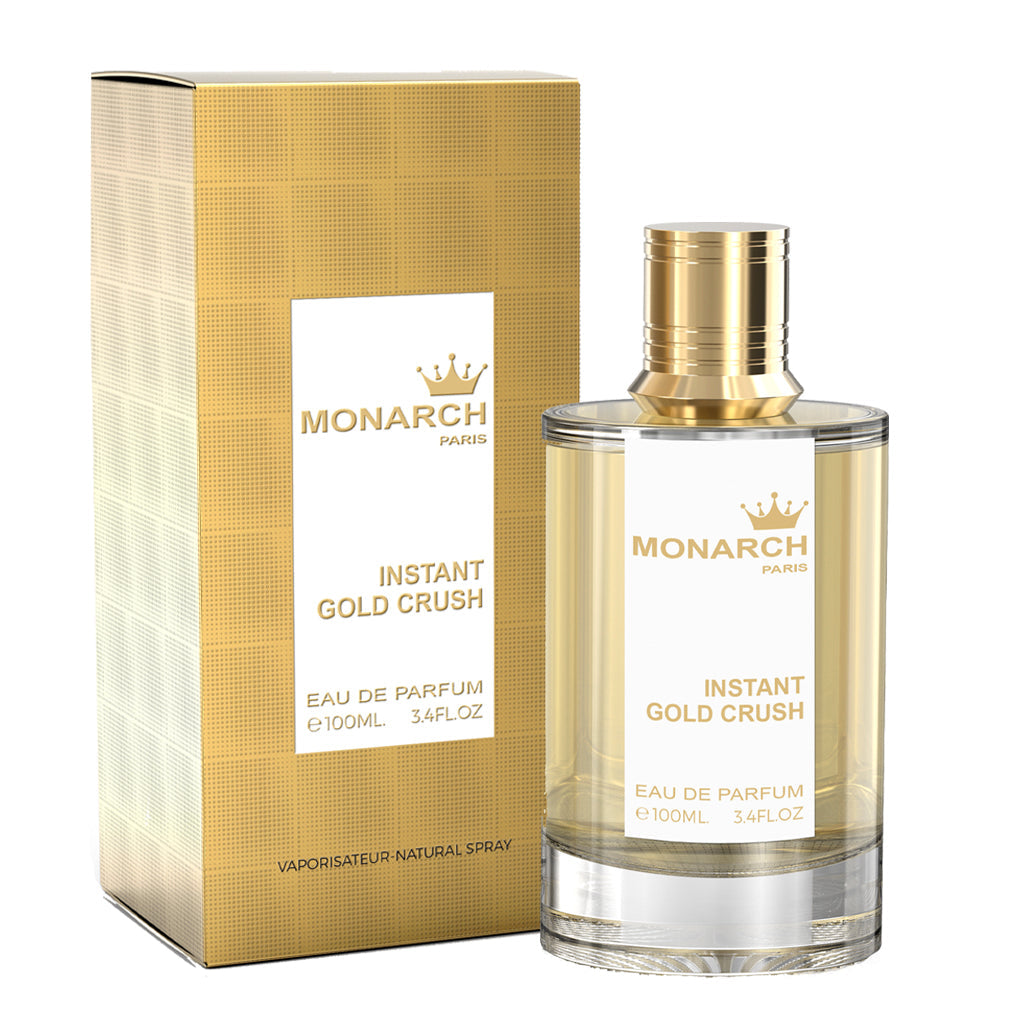 MILESTONE Monarch Intense Gold Crush — 100 ml Eau de Parfum | Woody-Floral Saffron Accord
