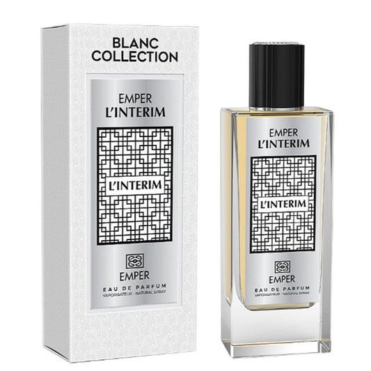 Emper Blanc Collection L'Interim 85ml EDP — French 33% Concentrated Luxury Fragrance for Upscale Retail and Corporate Gifting