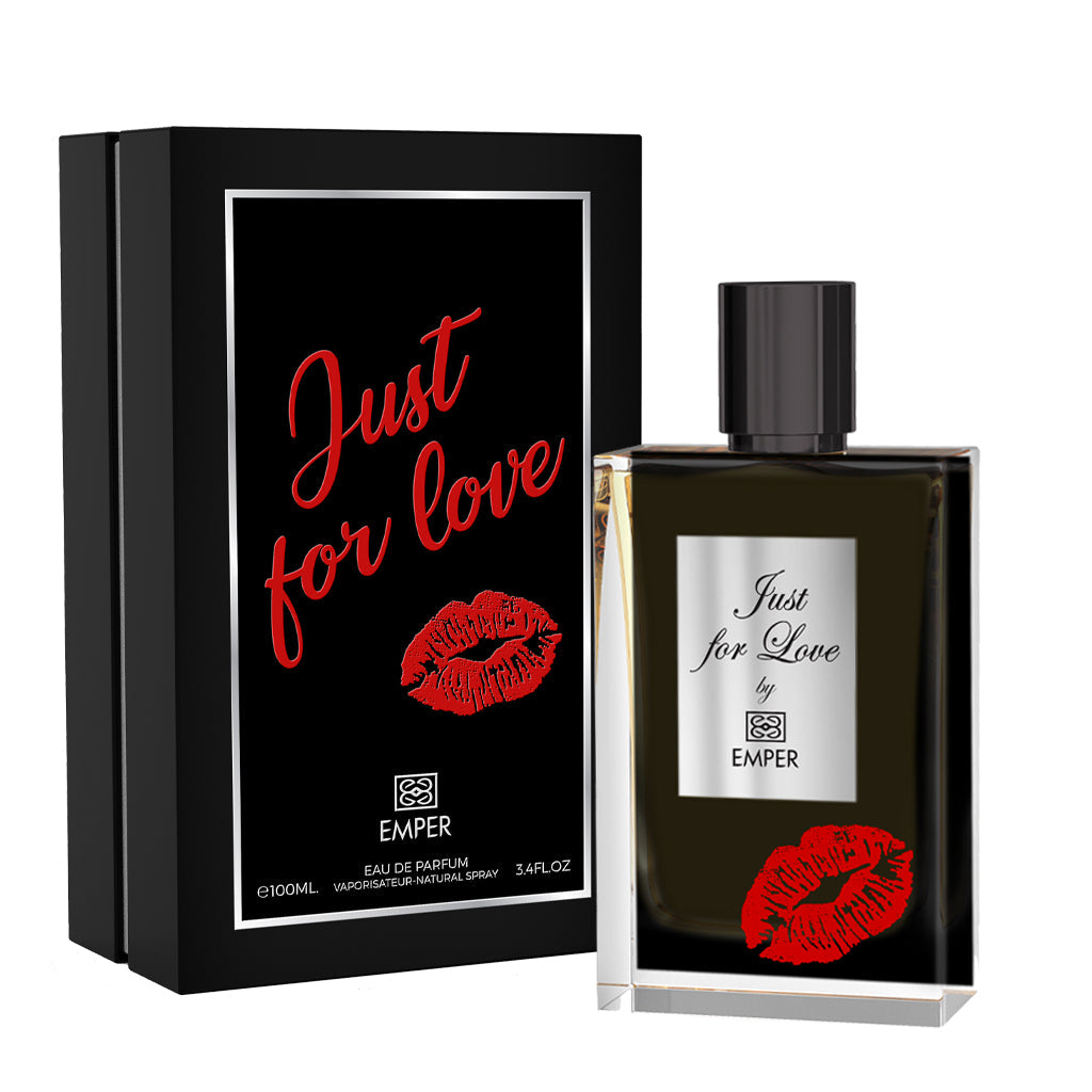 EMPER Just for Love — 100 ml Unisex Eau de Parfum: Addictive Bergamot, Neroli & Vetiver Blend