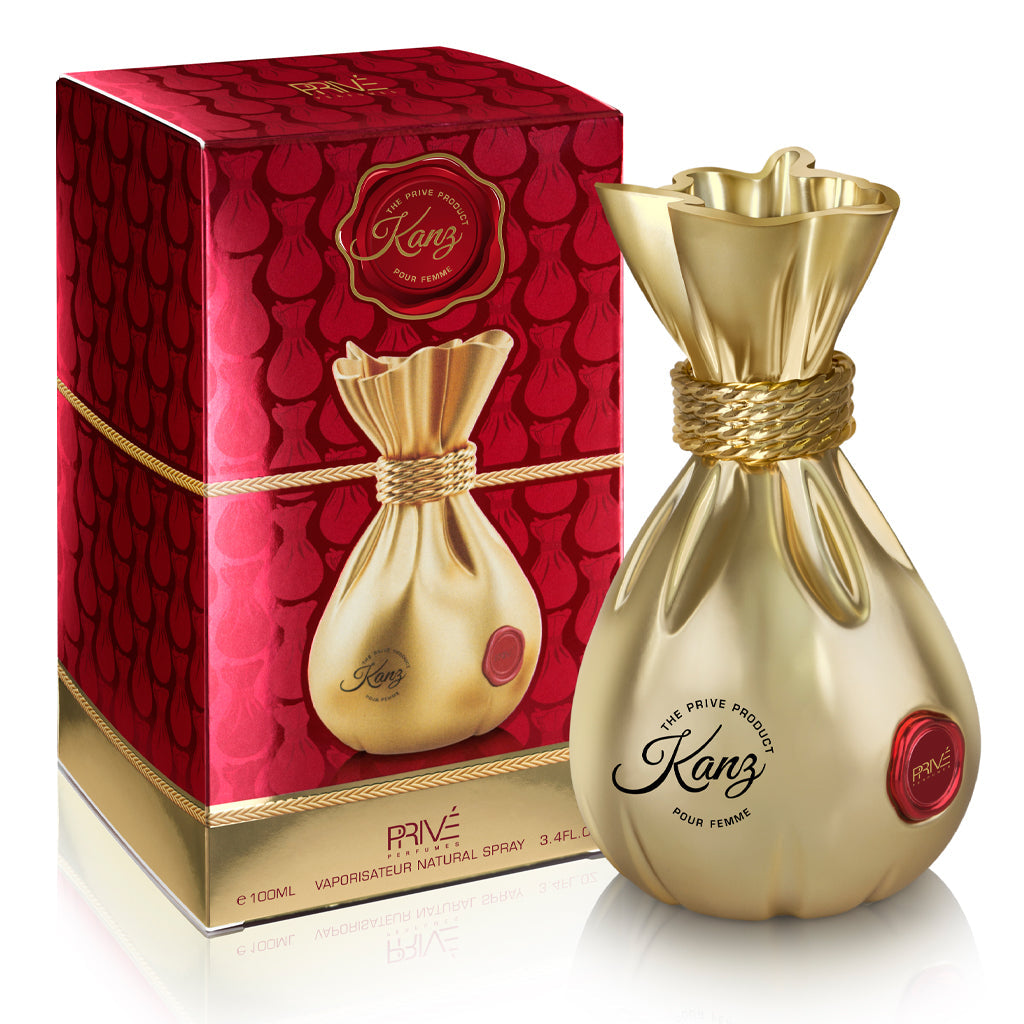 PRIVE Kanz Pour Femme — 100ml Premium Eau de Parfum (Raspberry • Vanilla • Sandalwood) — High-margin Retail Performer