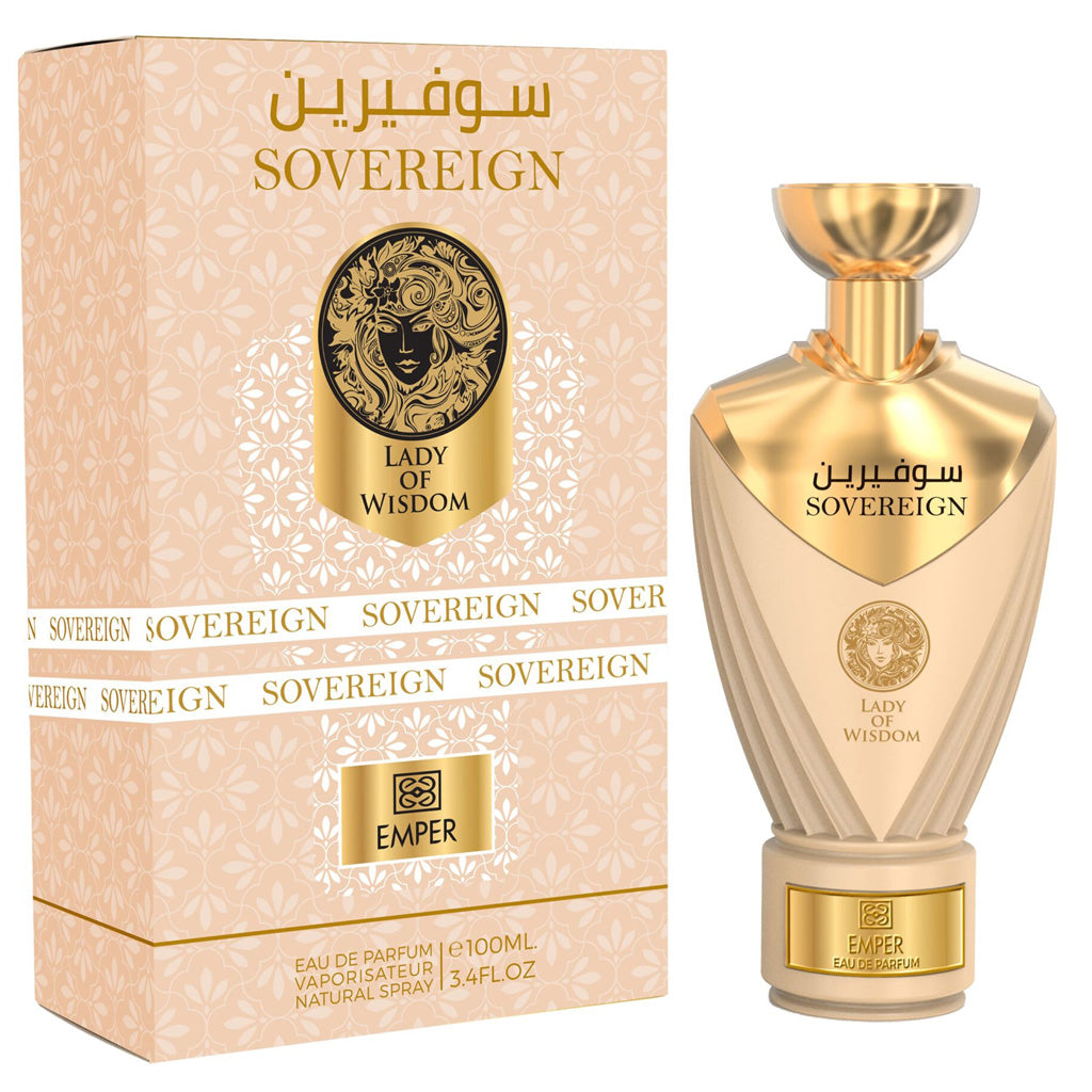 Emper Sovereign — Lady of Wisdom 100ml Eau de Parfum — Timeless Luxury Women's Fragrance for High-Margin Retail