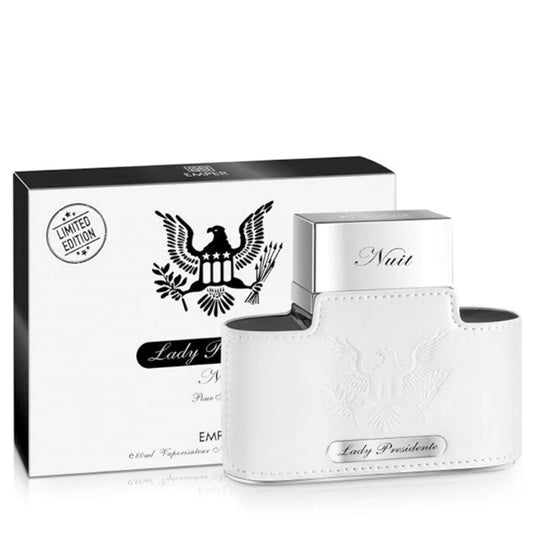 EMPER Lady Presidente Nuit — 80ml Eau de Parfum | Bold Floral–Amber Evening Fragrance for Premium Retail Retailers