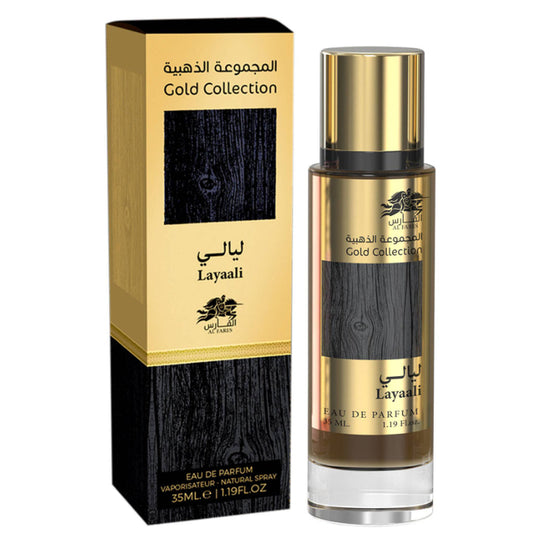AL FARES Gold Collection — Layaali High-Concentration Eau de Parfum 35ml (6-Pack) — Wholesale Luxury Fragrance
