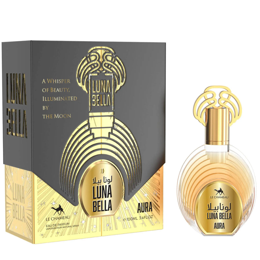 LE CHAMEAU Luna Bella Aura 100 ml EDP — Sparkling Citrus & Champagne Floral with Amber-Musk Finish | High-Margin, Broad-Appeal Retail Opportunity