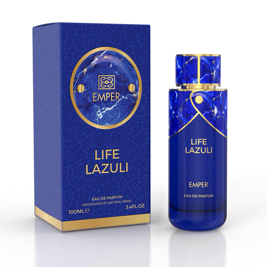 EMPER Life Lazuli — Premium Unisex 100ml Eau de Parfum: Honey-Tobacco & Oriental Floral Accord for High-Margin Retail and Hospitality
