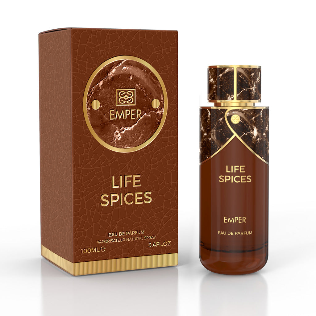 EMPER Life Spices Pour Homme — 100 ml EDP: Spicy?Woody Executive Fragrance for Retail & Corporate Gifting