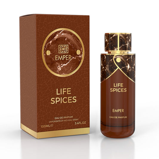 EMPER Life Spices Pour Homme — 100 ml EDP: Spicy?Woody Executive Fragrance for Retail & Corporate Gifting