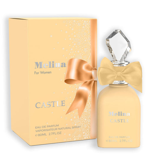 EMPER Melina Castle Pour Femme 80ml EDP — Elegant Floral-Fruity Signature with Bulgarian Rose, Frangipani & Warm Vanilla Base
