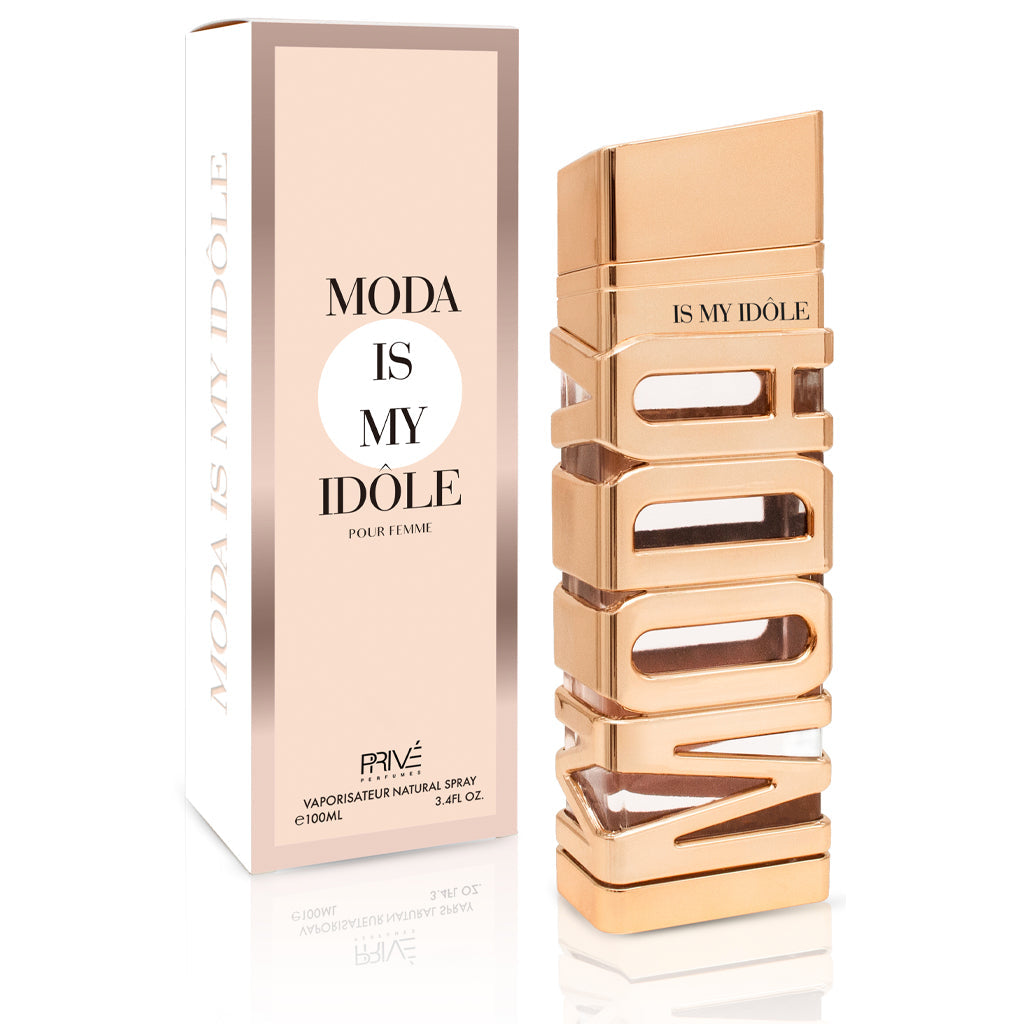 PRIVE Moda "Is My Idole" Pour Femme — 100ml | Refined Floral-Fruity EDP for Upscale Retail & High-Margin Returns