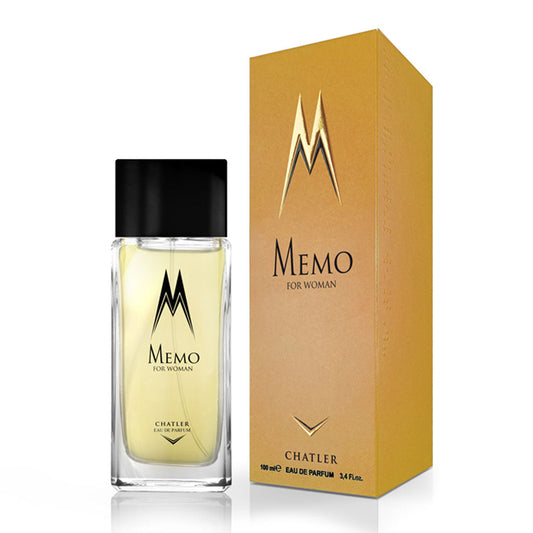 CHATLER Memo Woman Eau de Parfum 100ml — Refined Floral-Oriental Blend for Premium Retail