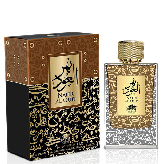 AL FARES Nahr Al Oud — 100ml Unisex EDP: Premium Oriental Oud (Saffron, Rose, Praline & Vanilla) for High-Margin Retail