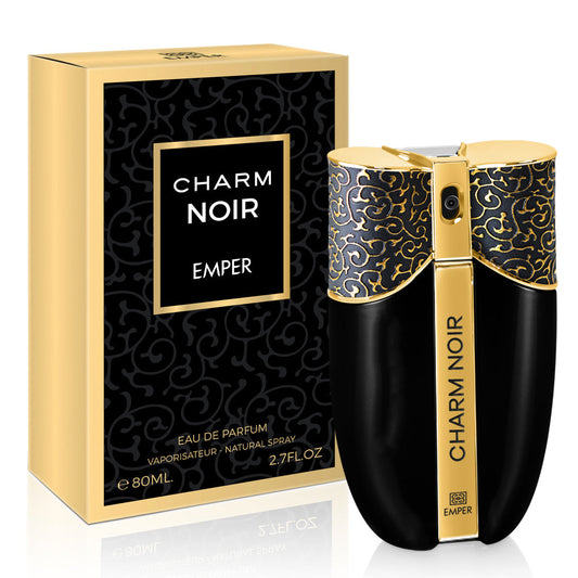 EMPER Charm Noir — Unisex 80ml Eau de Parfum | Elegant Woody-Fruity Signature for High-Margin Retail