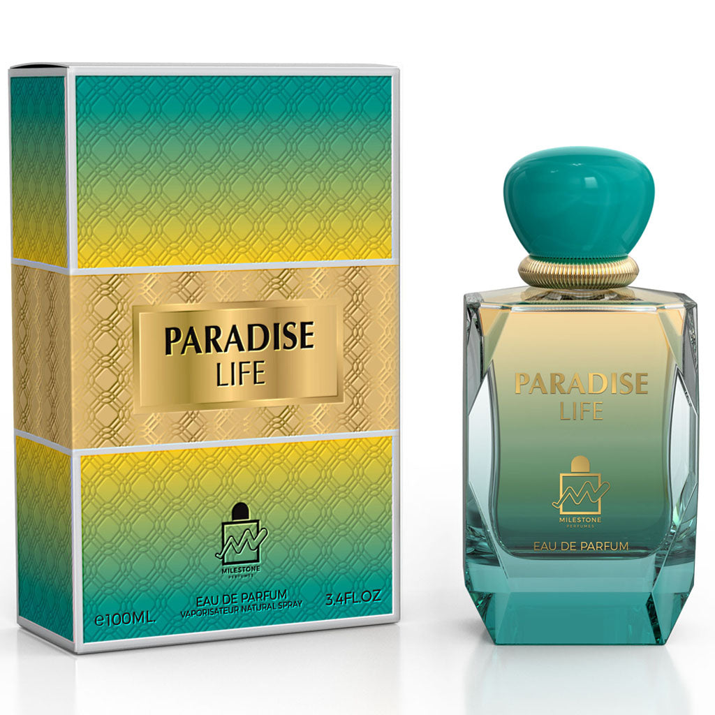 MILESTONE Paradise Life (Pour Femme) — 100ml EDP: Fresh Citrus & Jasmine Women's Fragrance for Retailers