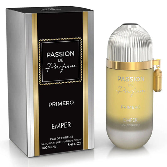 EMPER Passion De Parfum Primero Pour Homme — 100 ml EDP | Premium Smoky?Wood & Leather Men's Fragrance for High?End Retail