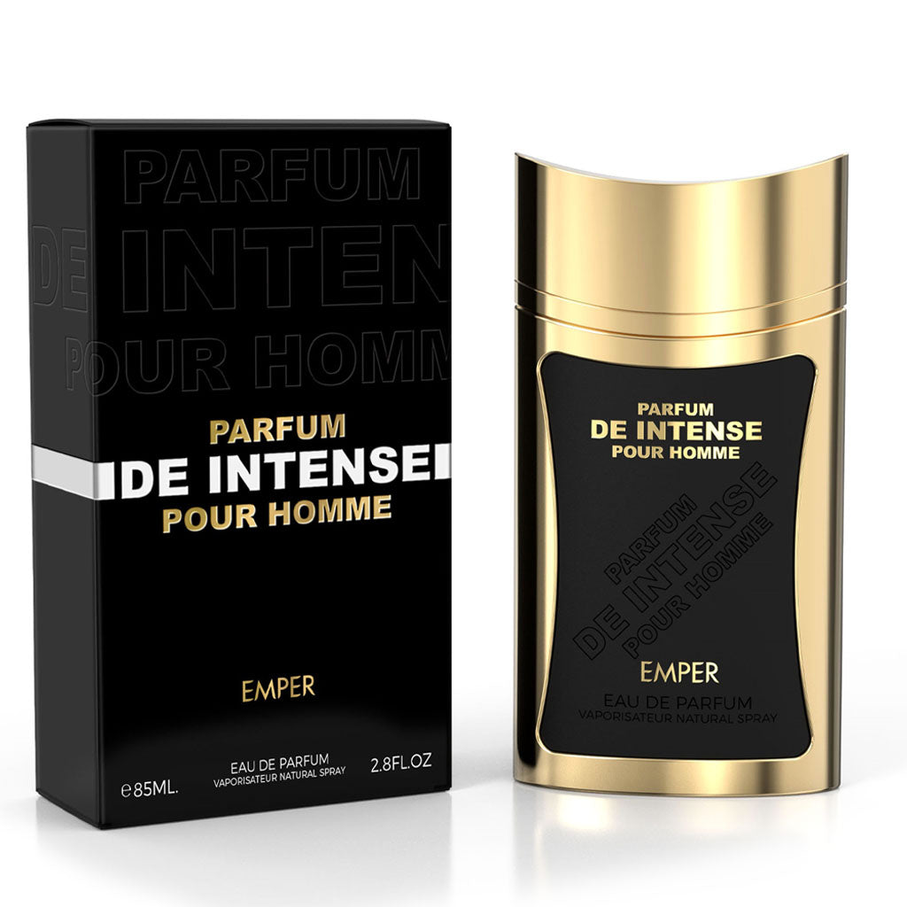 EMPER Parfum de Intense — Unisex 85ml EDP | Long-Lasting Citrus Top, Spicy-Floral Heart, Amber-Sandalwood Base