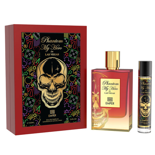 EMPER Phantom "My Hero in Las Vegas" Unisex EDP Duo — Premium 100ml + 20ml Retail-Ready Fragrance for High-Value Merchandising