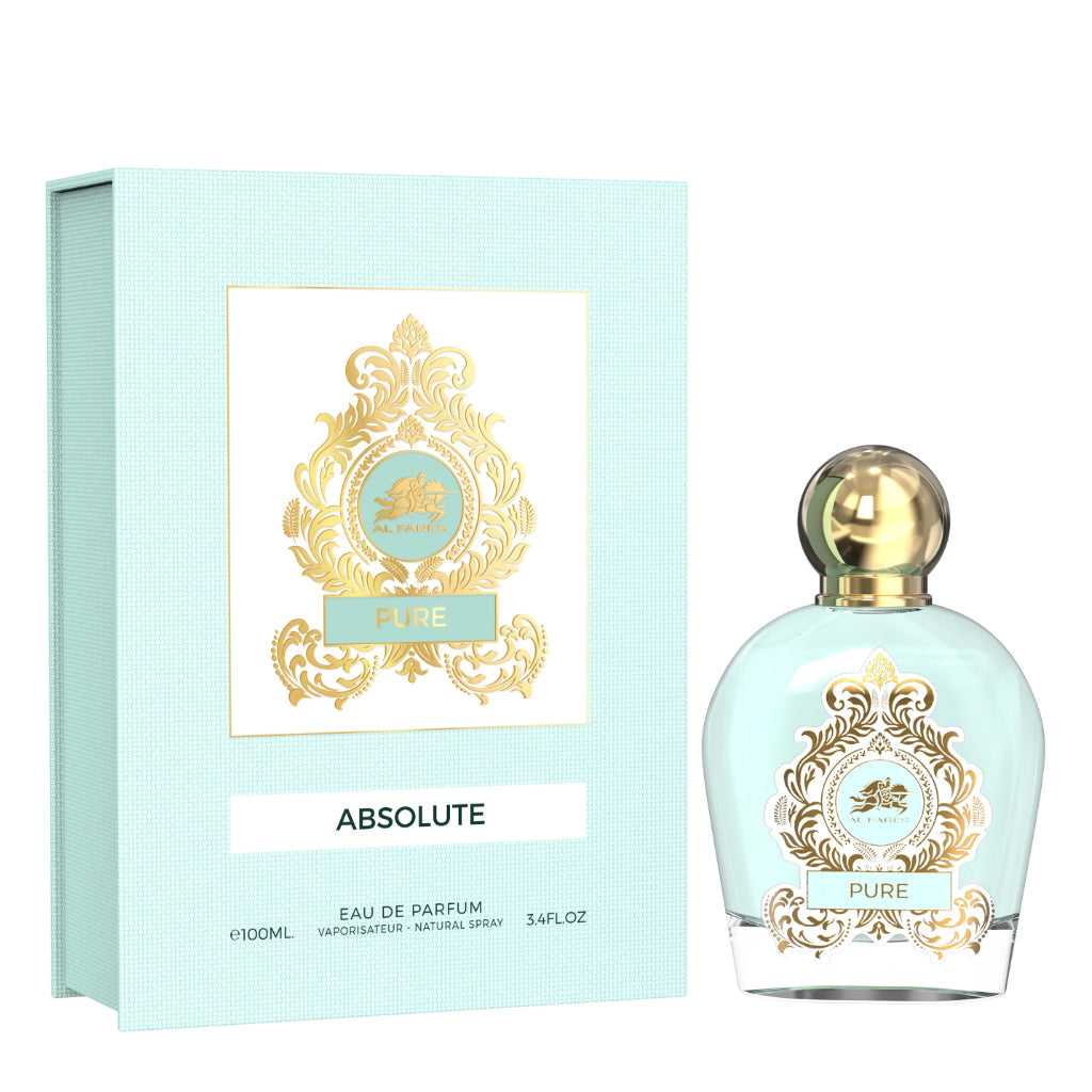 AL FARES Absolute Pure 100ML — Timeless, Adventure-Inspired Unisex Fragrance for Retail, Hospitality & Gifting