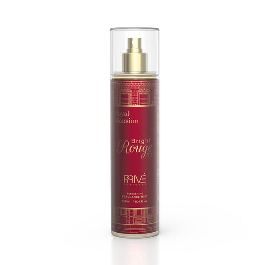 PRIVE Bright Rouge 555 — 250ml Long-Lasting Body Mist (3-Pack) — Premium Wholesale Fragrance for Retail & Hospitality