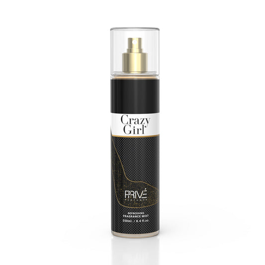 PRIVE Crazy Girl 250ml Body Mist — 3-pack Wholesale: High-margin, Fast-moving Fragrance for Retailers
