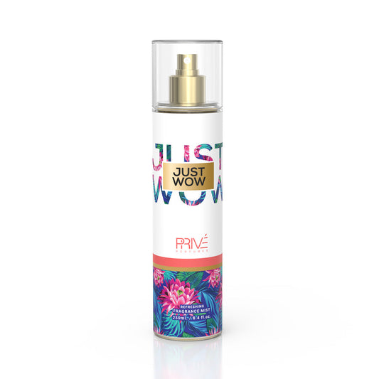 PRIVE Just Wow 250ml Body Mist — 3-Pack Wholesale: Premium, high-margin Fragrance for Retailers & Salons