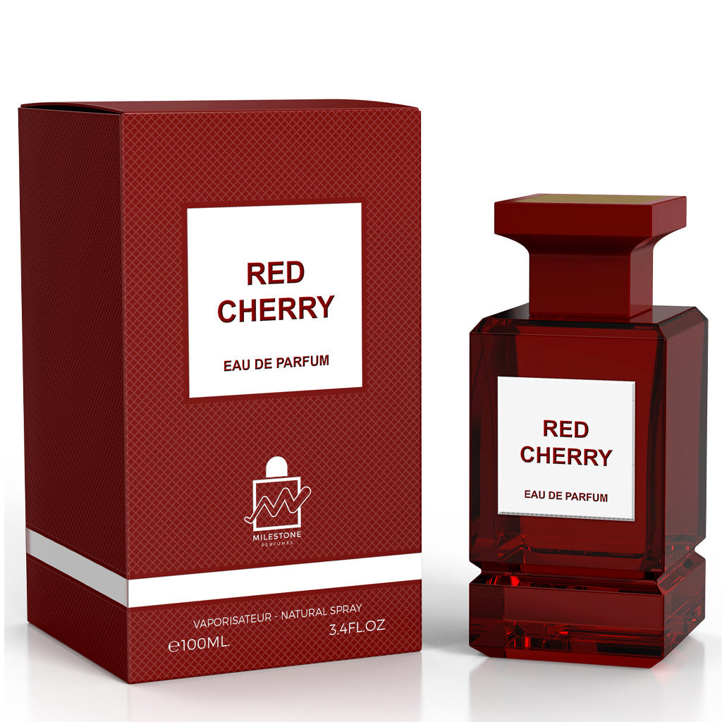 MILESTONE Cheris Rouge — Emper Unisex Eau de Parfum 100 ml | Modern Gourmand-Woody Cherry, Rose & Warm Spices