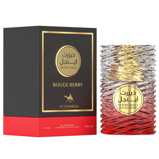 LE CHAMEAU Desert Angel Rouge Berry 100ML EDP — Premium Berry-Citrus Floral Fragrance for High-Margin Retail & Corporate Gifting