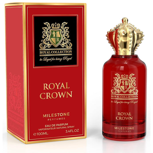 MILESTONE Royal Crown — 100 ml Unisex Eau de Parfum: Premium Bergamot, Mojito & Sandalwood Luxury Fragrance