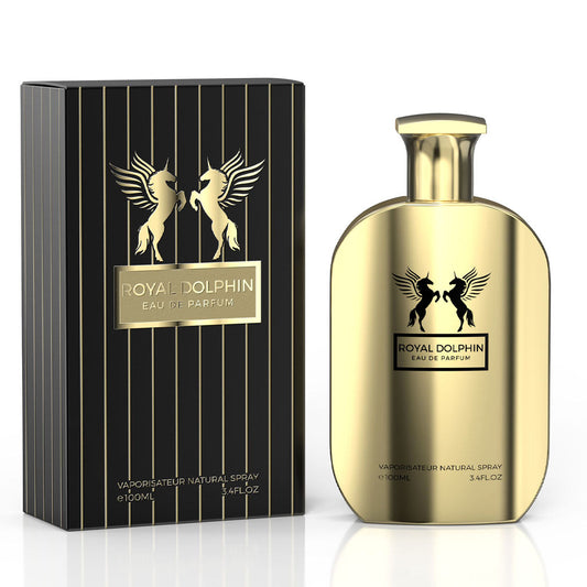 EMPER Royal Dolphin — Unisex 100ml EDP | Refined Woody-Fruity-Floral Blend with Leather, Amber & Vanilla Base — Premium Retail Fragrance