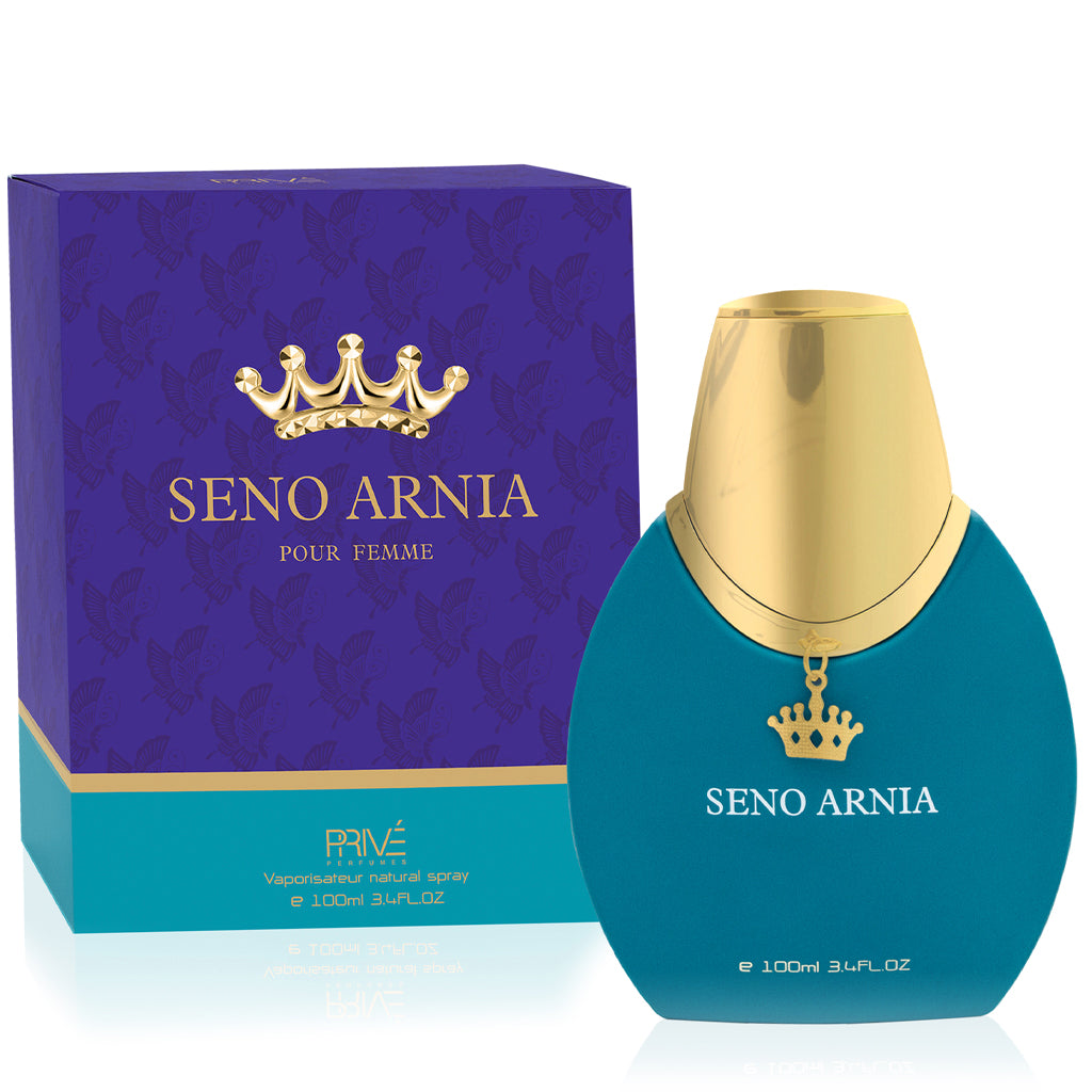 PRIVE Seno Arnia — 100ml EDP: Mediterranean Citrus-to-Amber Signature for the Empowered Woman
