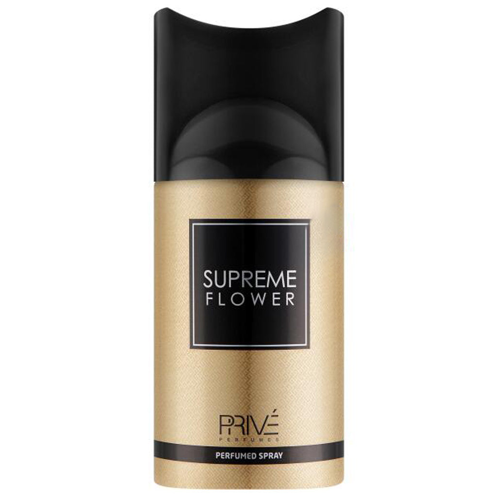 PRIVE Supreme Flower Perfume Deodorant — 250ml x6 Wholesale Pack — Premium, Long-Lasting Fragrance & High-Margin SKU for Boutiques, Spas & Hotels