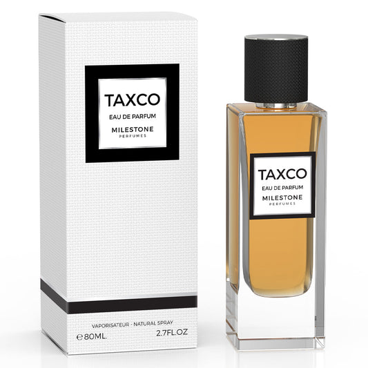MILESTONE TAXCO — 80ml Unisex EDP: Premium Leathery-Oriental Fragrance for Upscale Retail