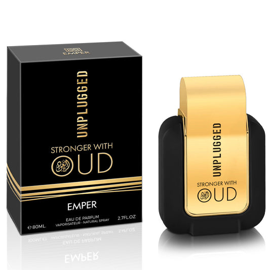 Unplugged Stronger with Oud — 80ml Unisex Eau de Parfum: Premium Agarwood with Vanilla & Tonka Bean | High-margin, Cross-merchandisable Retail SKU