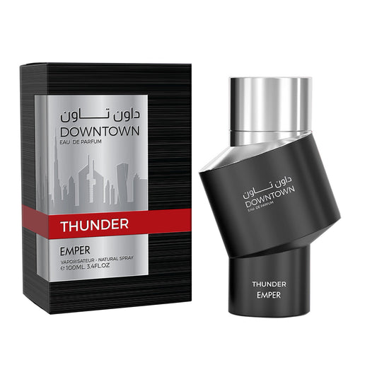 Emper Thunder — Downtown Collection Eau de Parfum 100ml (DWTN-THUNDER-EDP): Fresh Citrus-Aquatic, Long-Lasting Masculine Scent for Daily & Office Wear