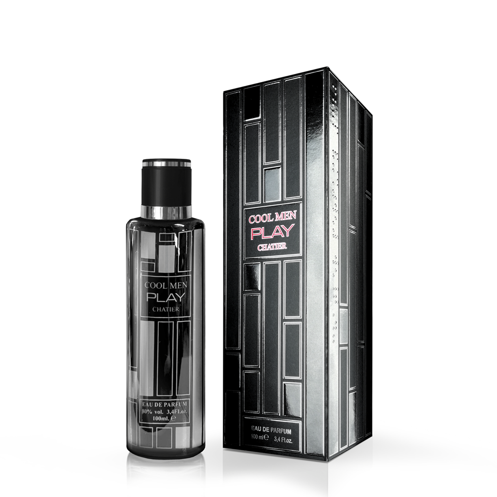 CHATLER Cool Men Play — 100ml Eau de Parfum: Premium aromatic-woody Fragrance for Discerning Men