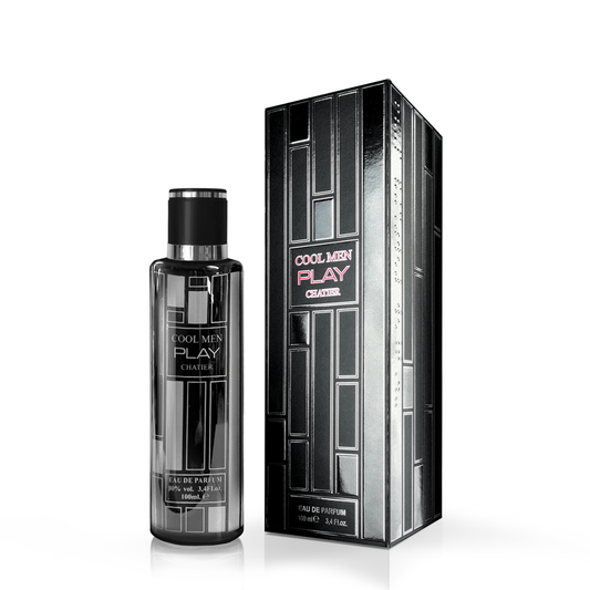 CHATLER Cool Men Play — 100ml Eau de Parfum: Premium aromatic-woody Fragrance for Discerning Men